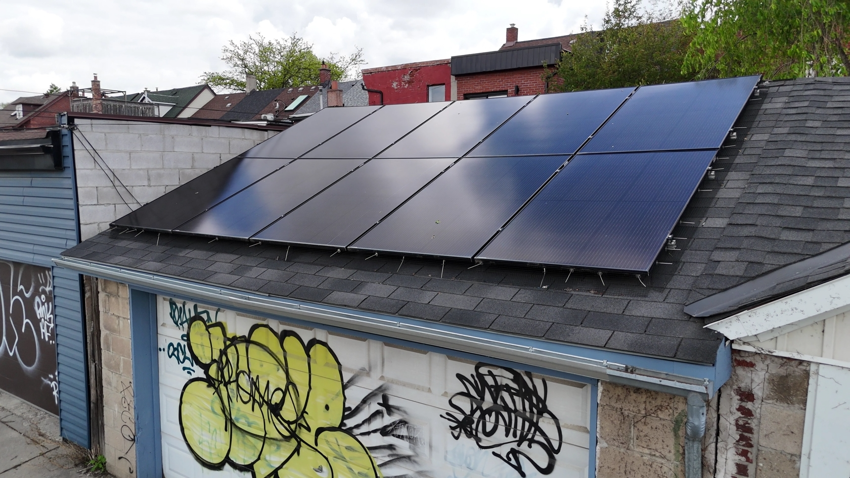 Timothy's solar installation - View 3