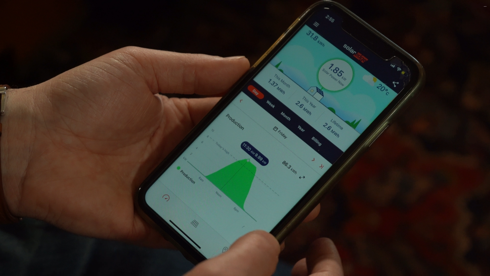 David's solar installation - View 8