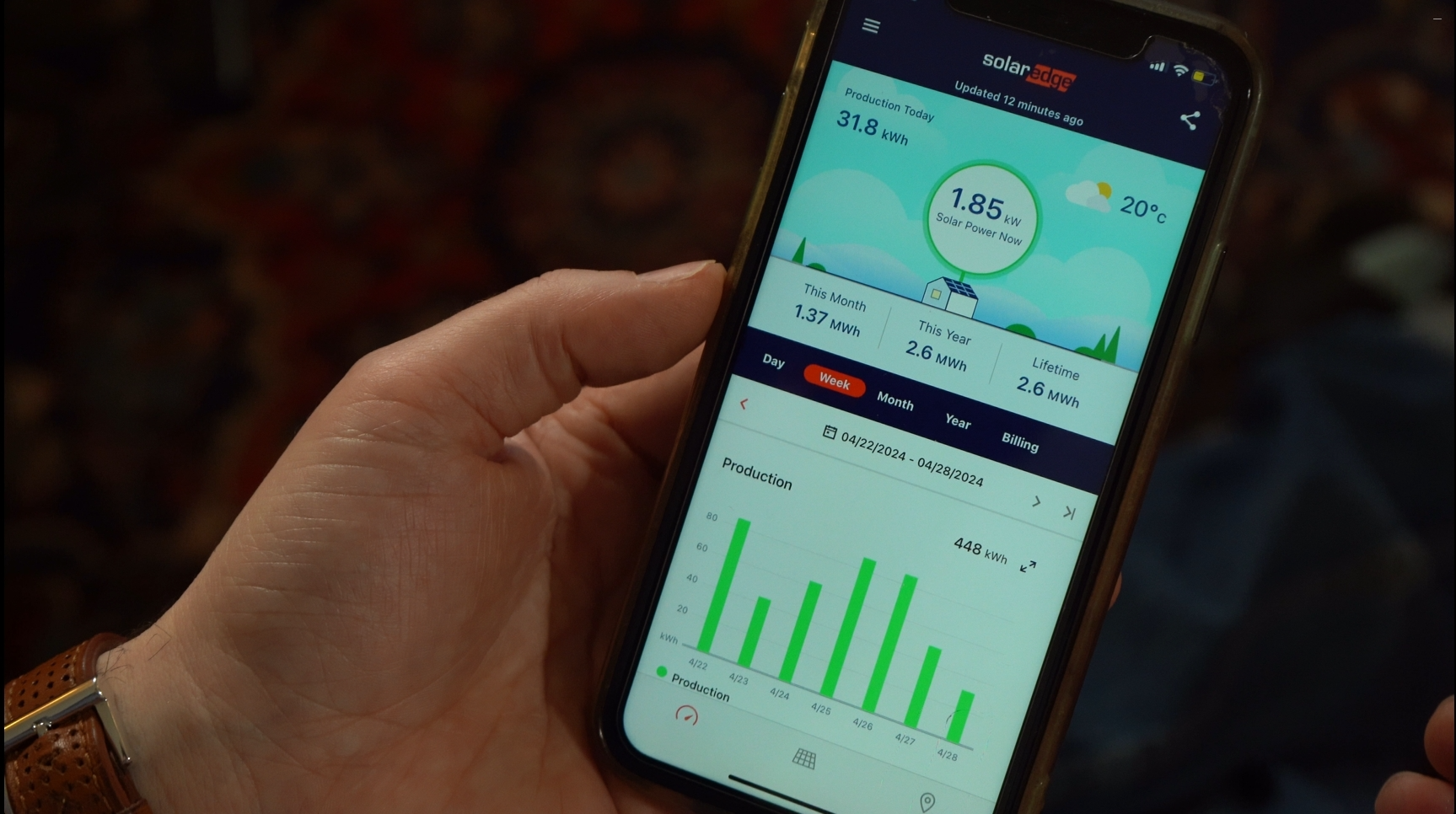 David's solar installation - View 9