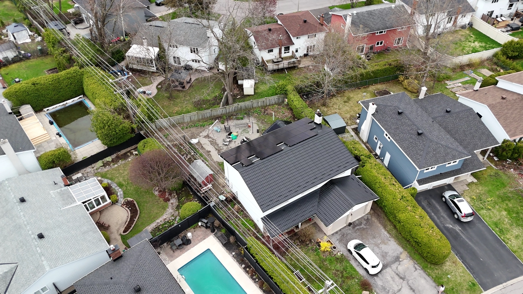 David's solar installation - View 4