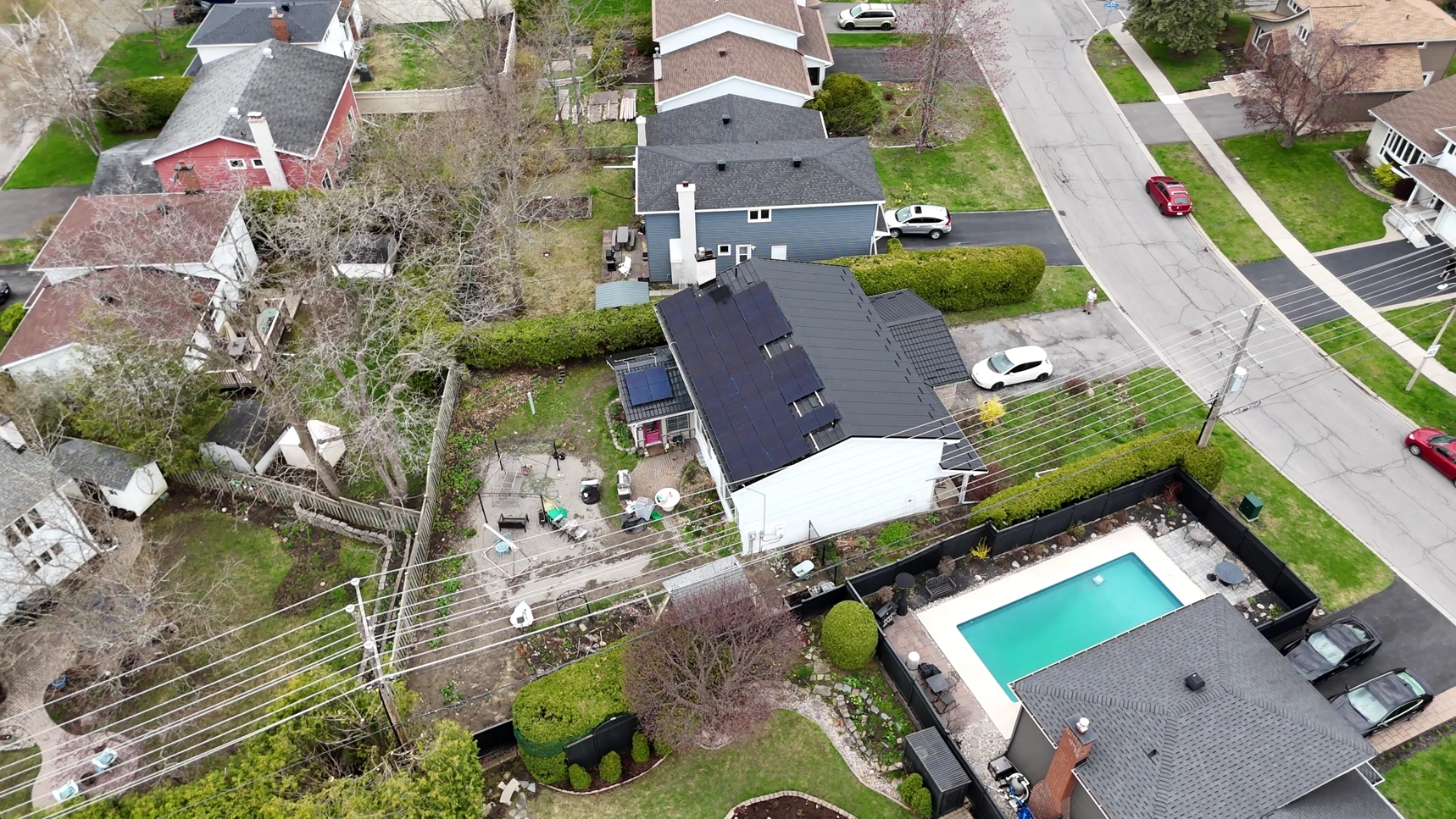 David's solar installation - View 2