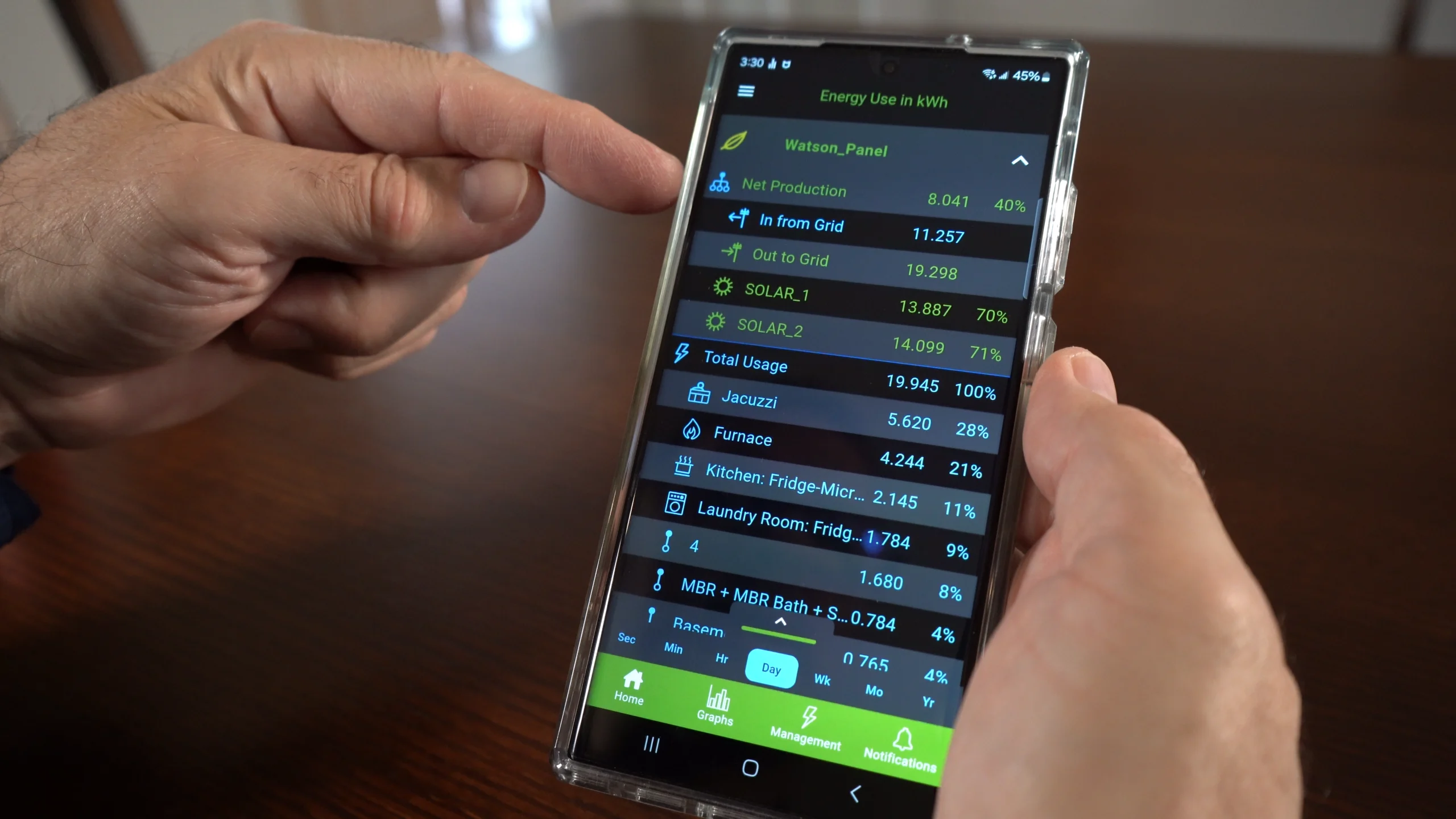 Wallace's solar installation - View 2