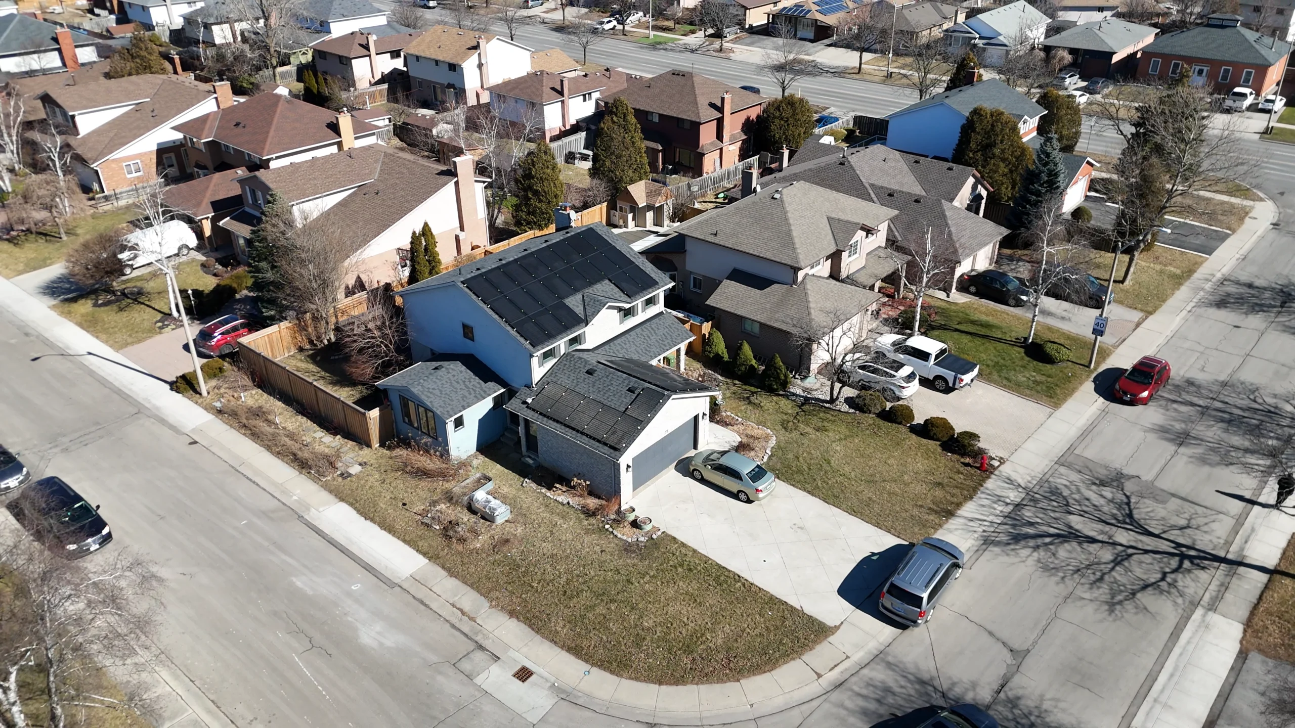 Keith's solar installation - View 2