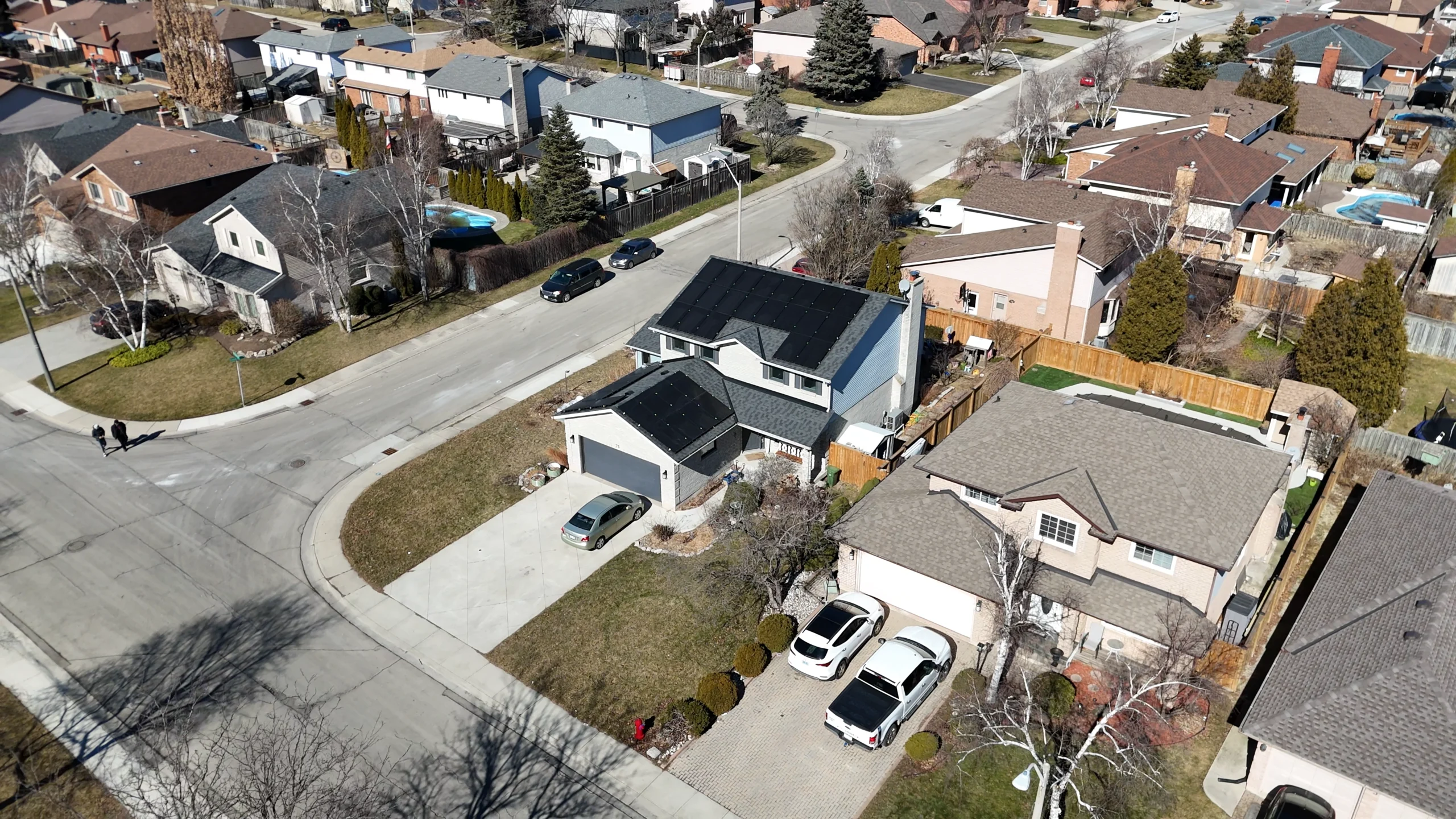 Keith's solar installation - View 3