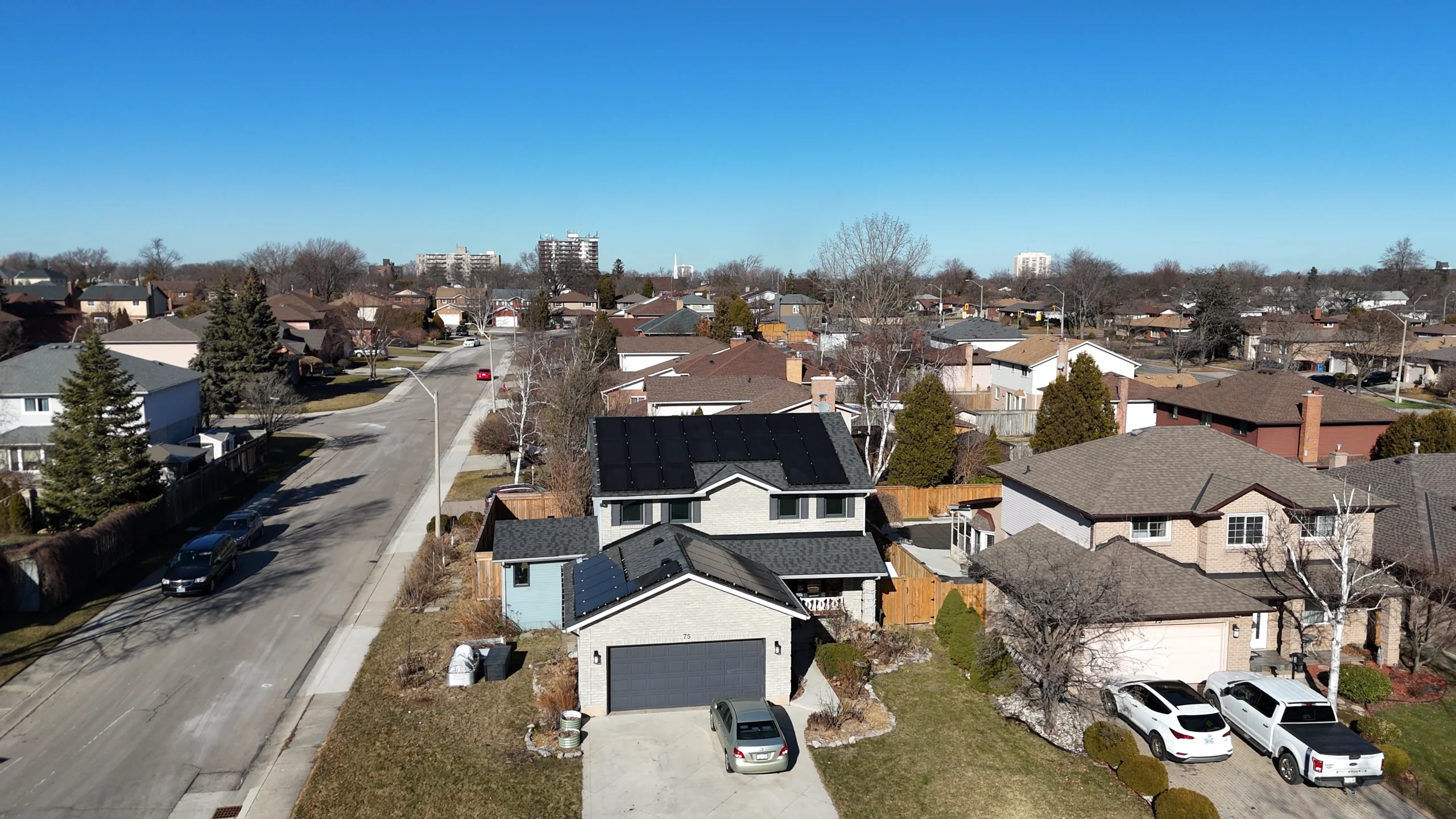 Keith's solar installation - View 4