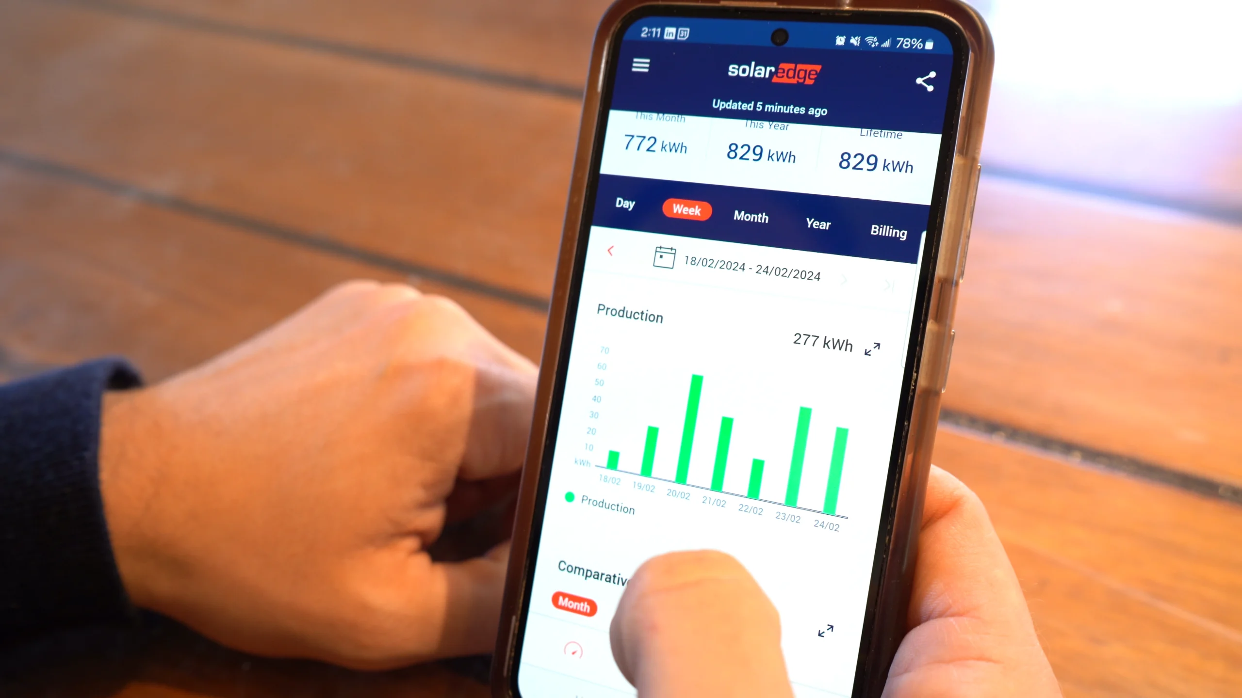 Keith's solar installation - View 5