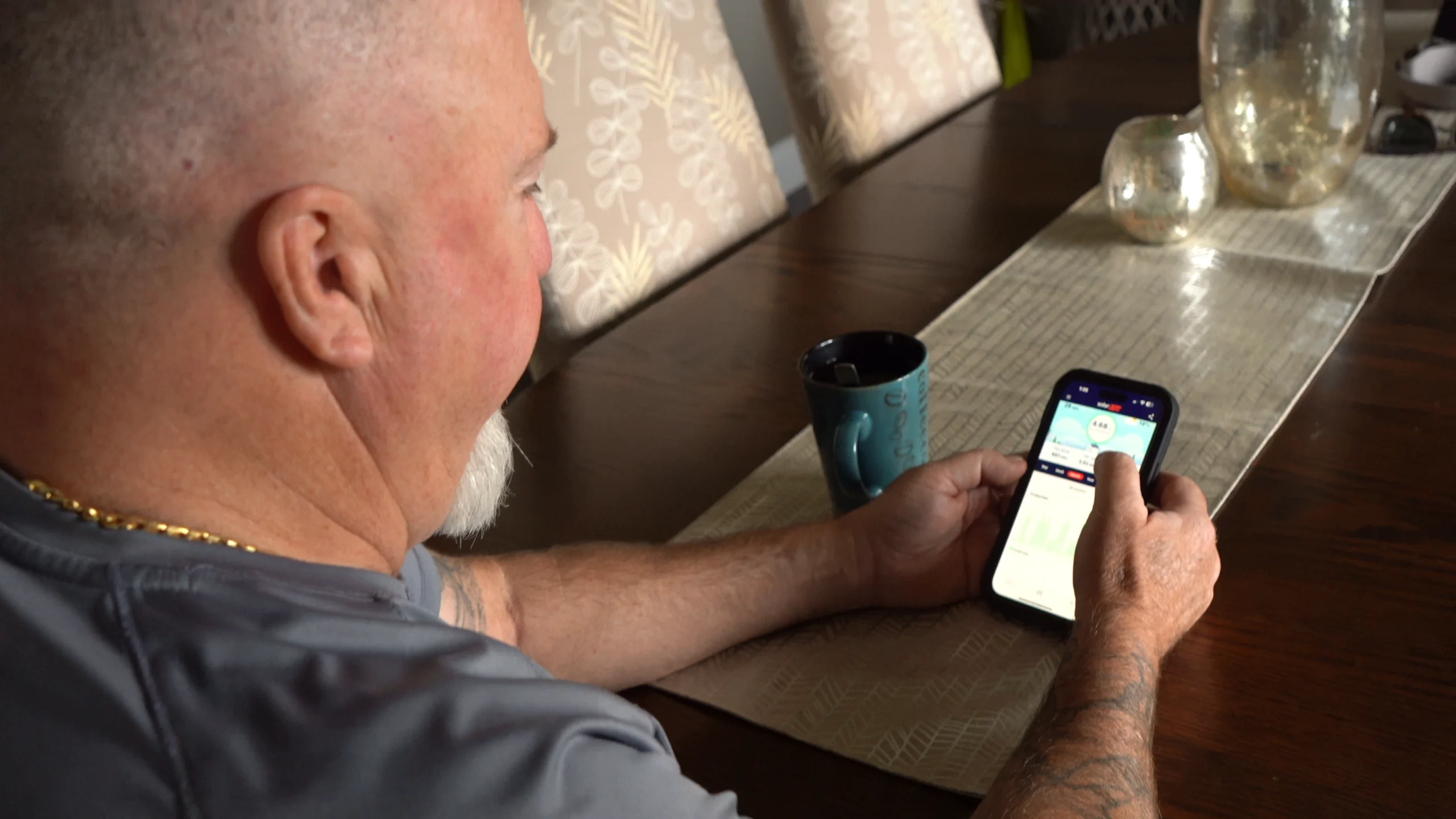 John's solar installation - View 1