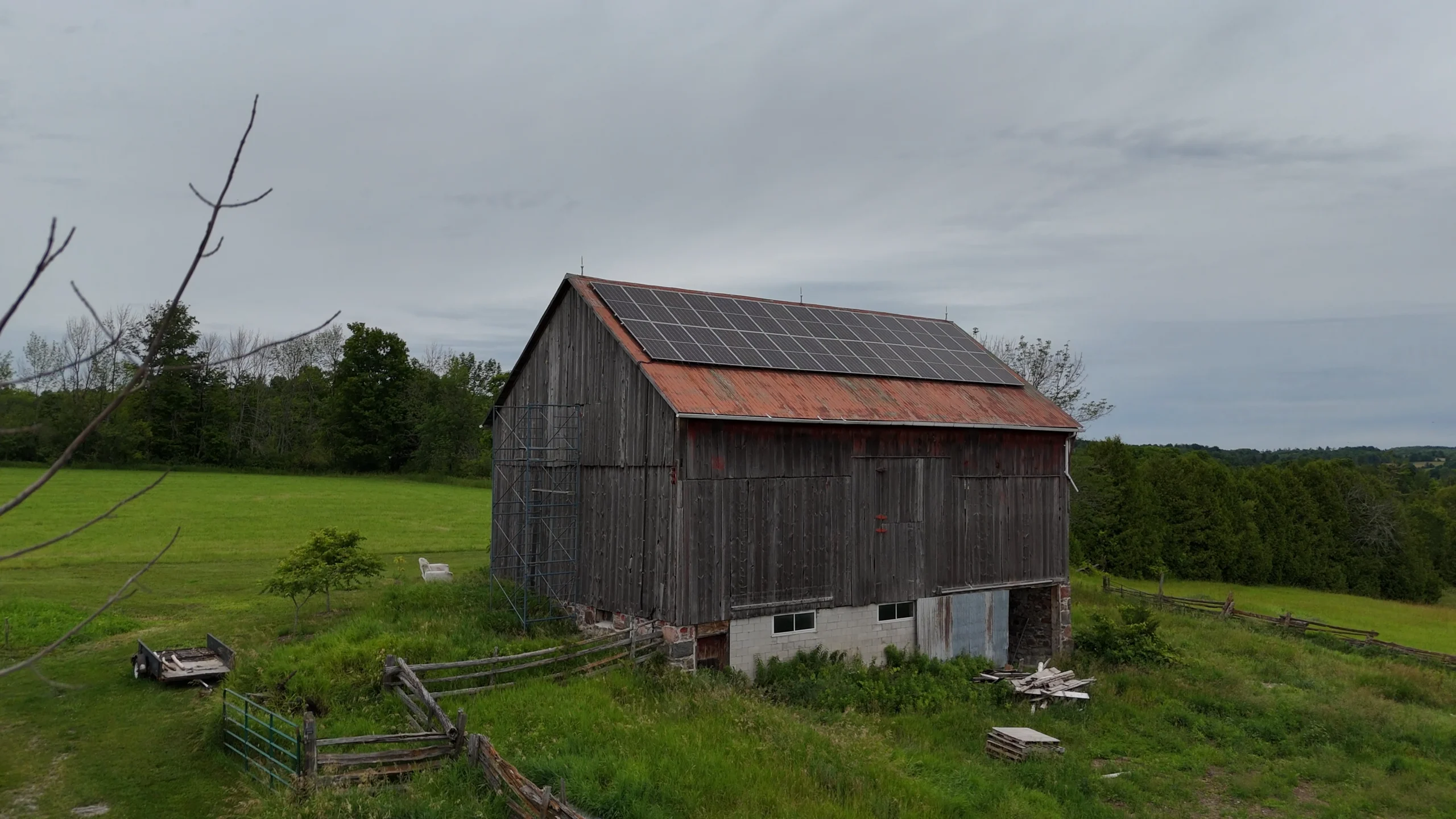 John's solar installation - View 3