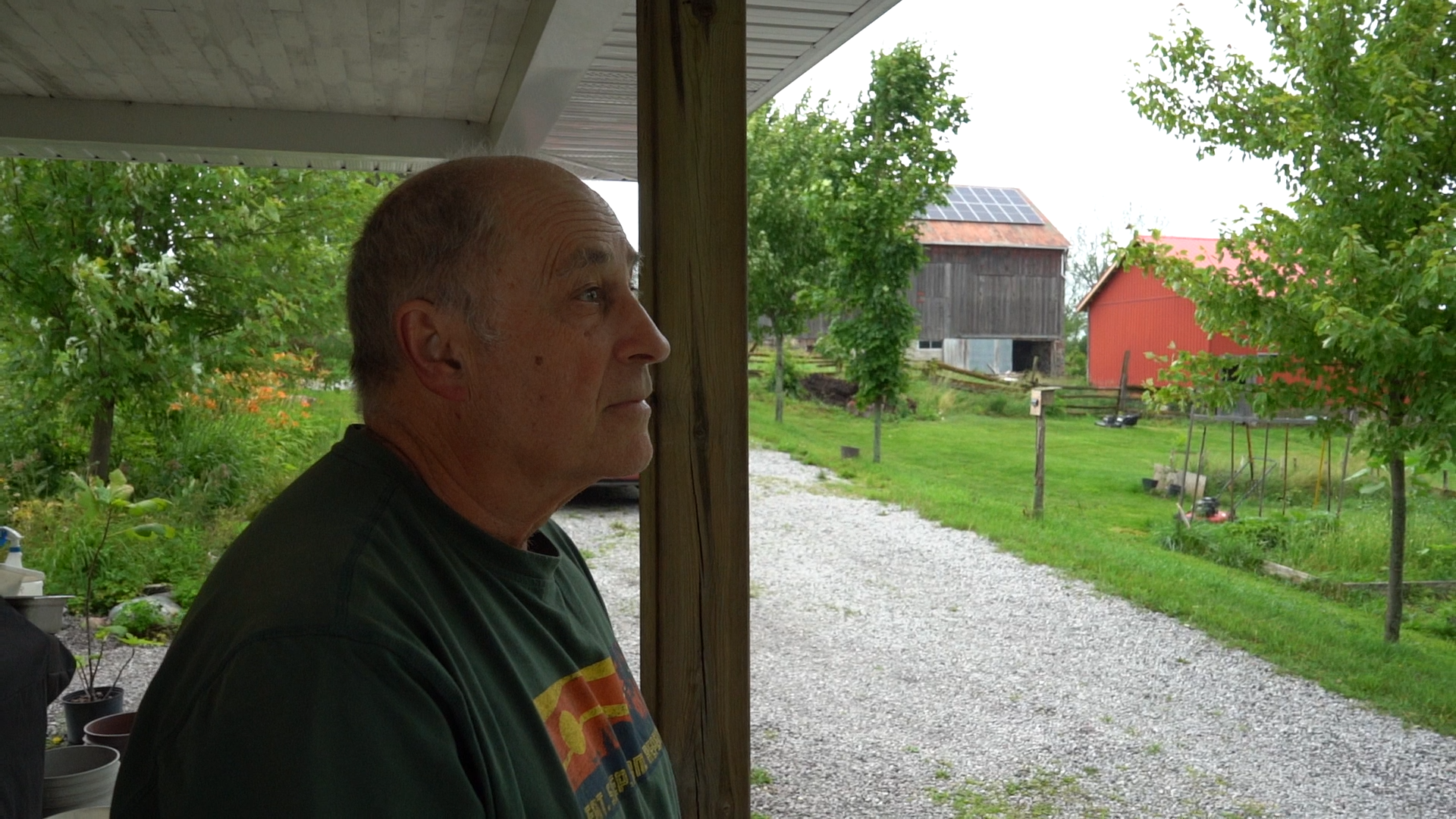 John's solar installation - View 1