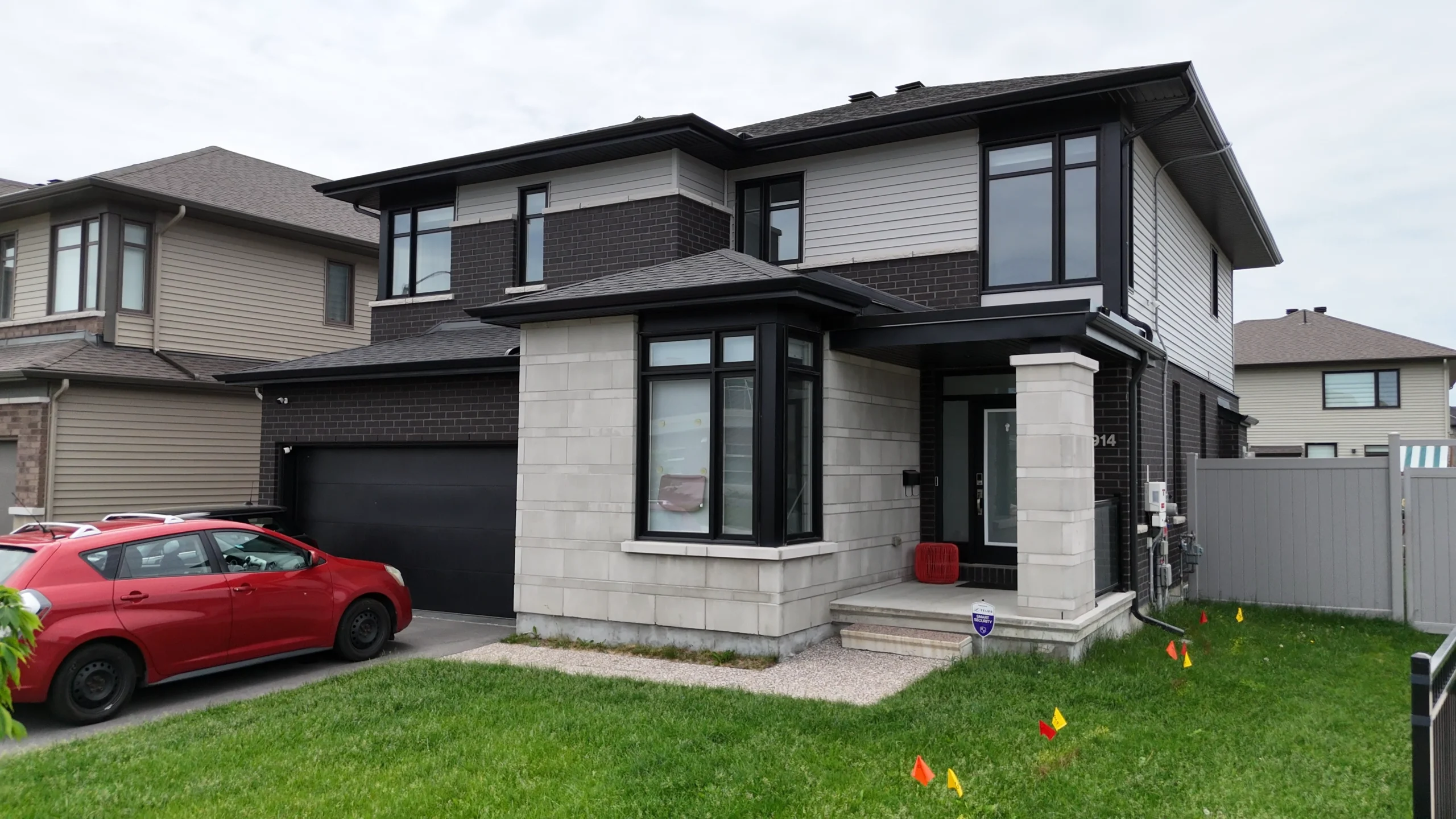 Kinn's solar installation - View 1