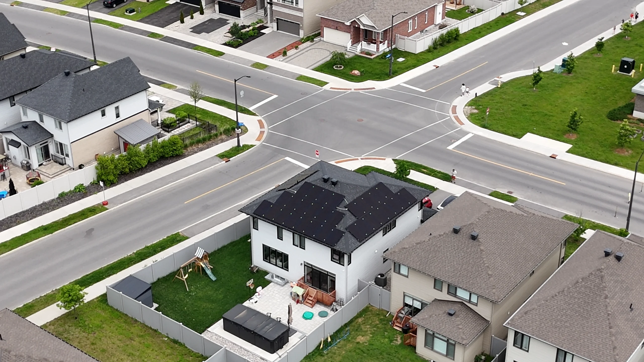 Kinn's solar installation - View 2