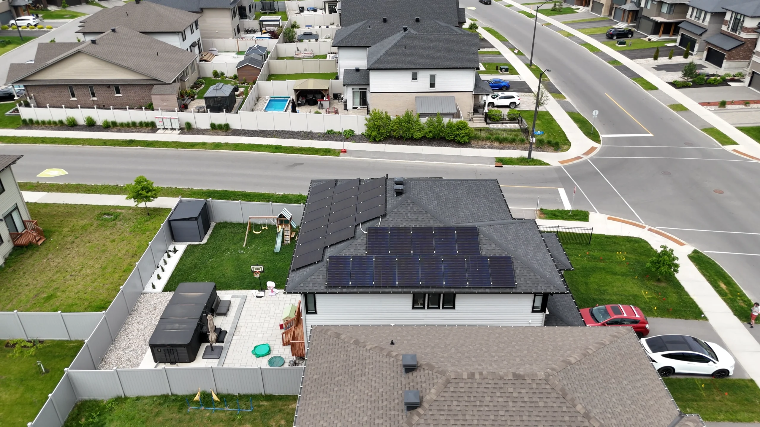 Kinn's solar installation - View 5