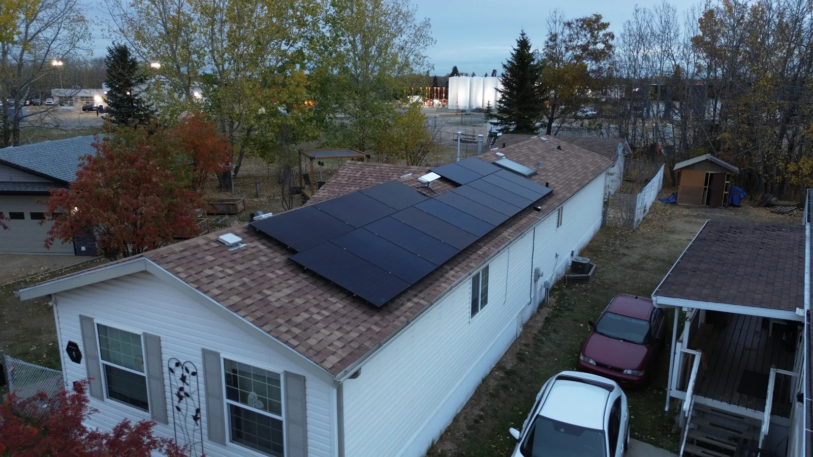 Solar install in Athabasca – 6.8 kW, Alberta