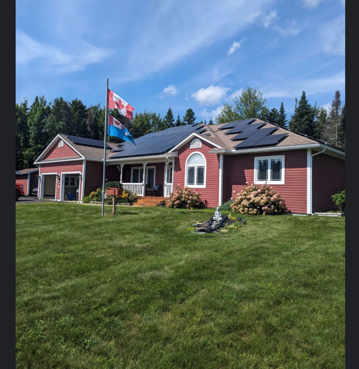 Completed Xolar rooftop solar array